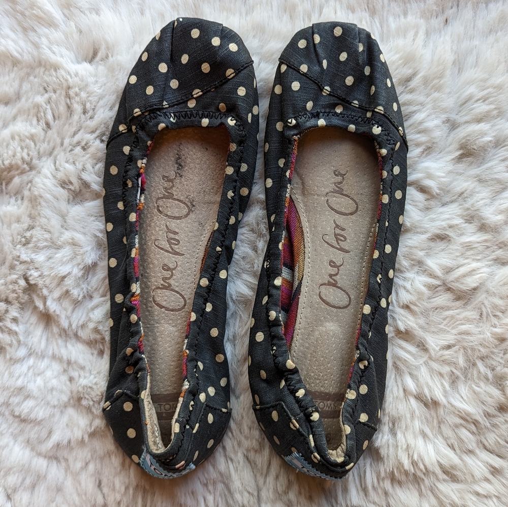 Toms Ballet Flats Polka Dots